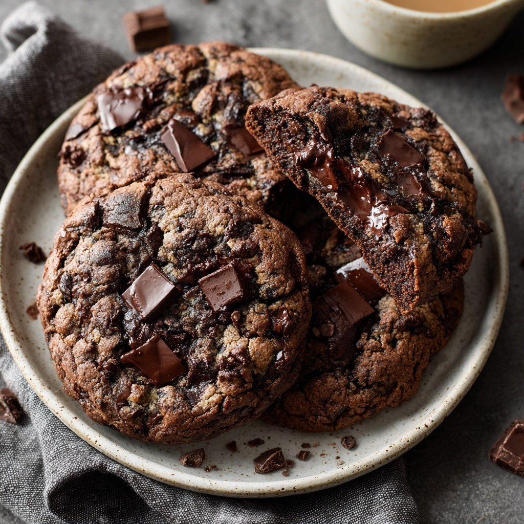 Double Chocolate Chip Cookies