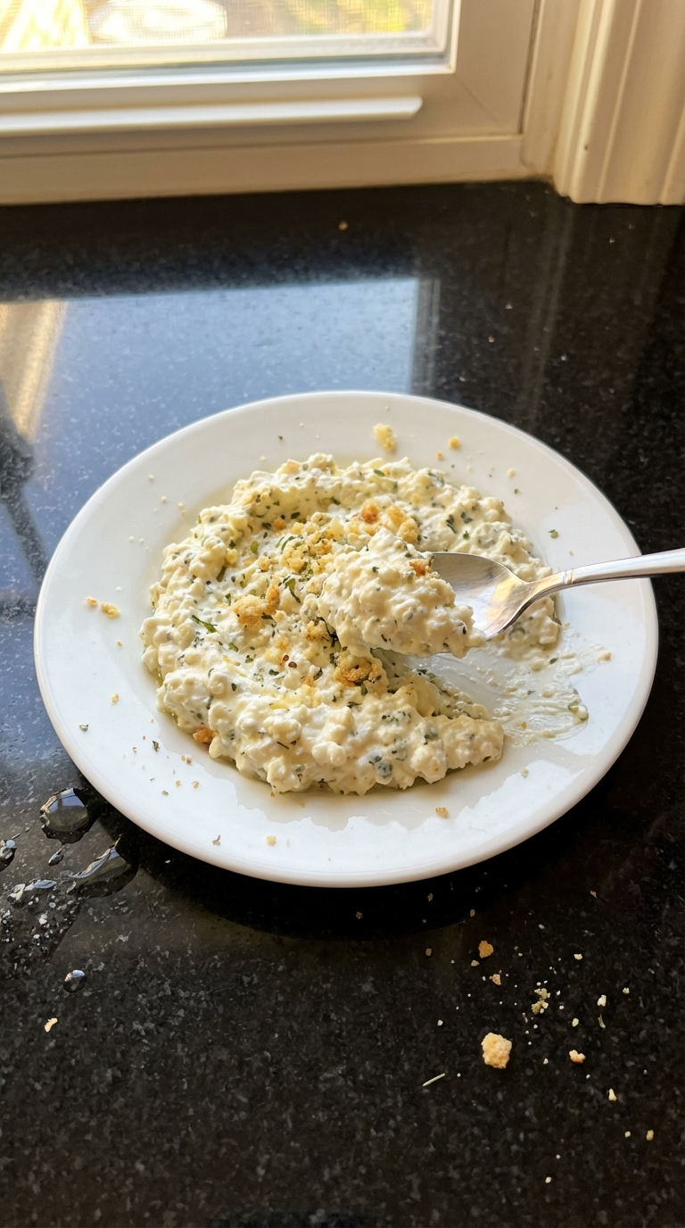 Garlic and Herb Cottage Cheese