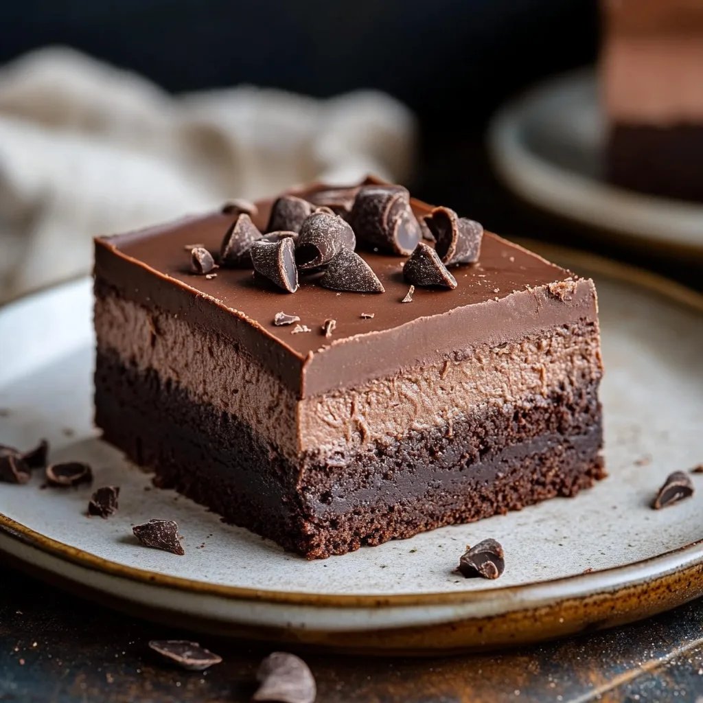 Chocolate Mousse Brownies
