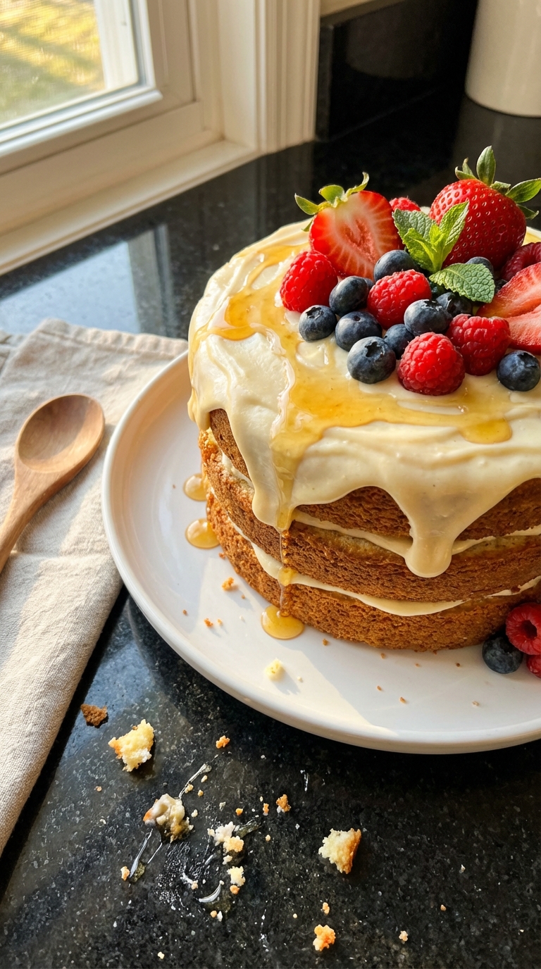 Greek Yogurt Vanilla Cake