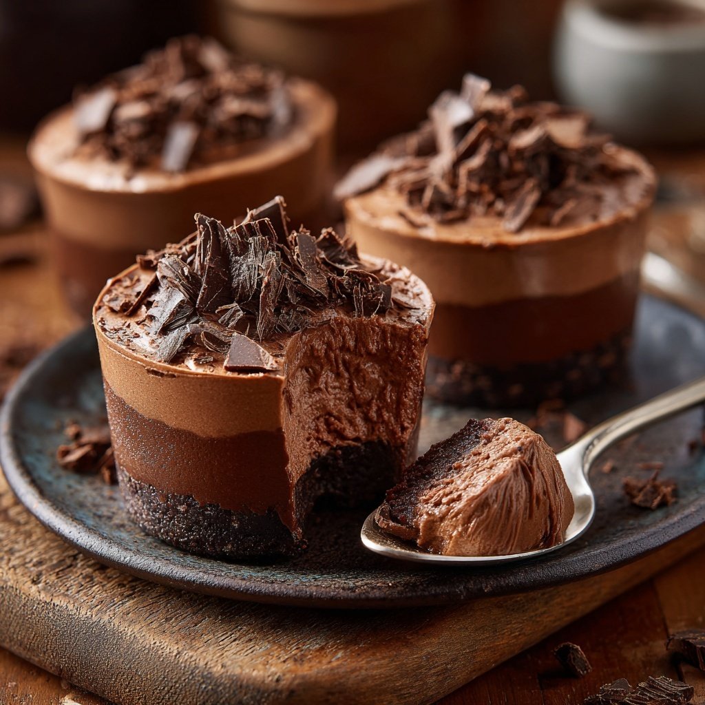 Heavenly Chocolate Mousse Cups
