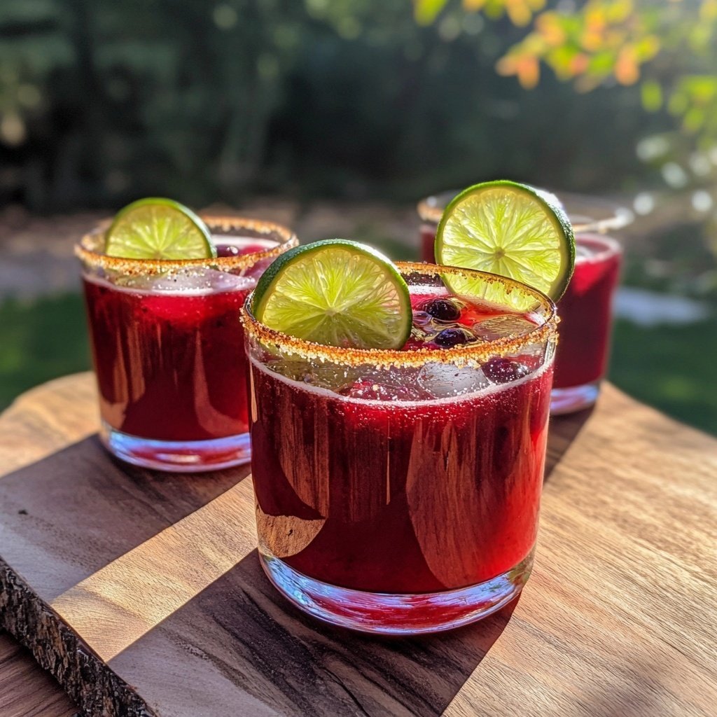 Holiday Cocktail Spiced Cranberry Paloma