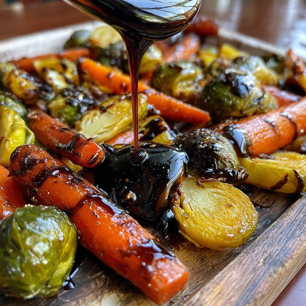 Honey Balsamic Glaze for Roasted Vegetables​