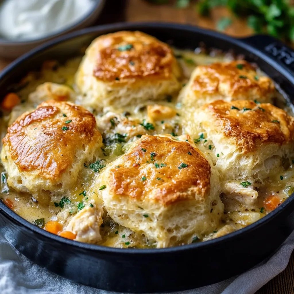 Cozy Up with Cheddar Bay Biscuit Chicken Pot Pie