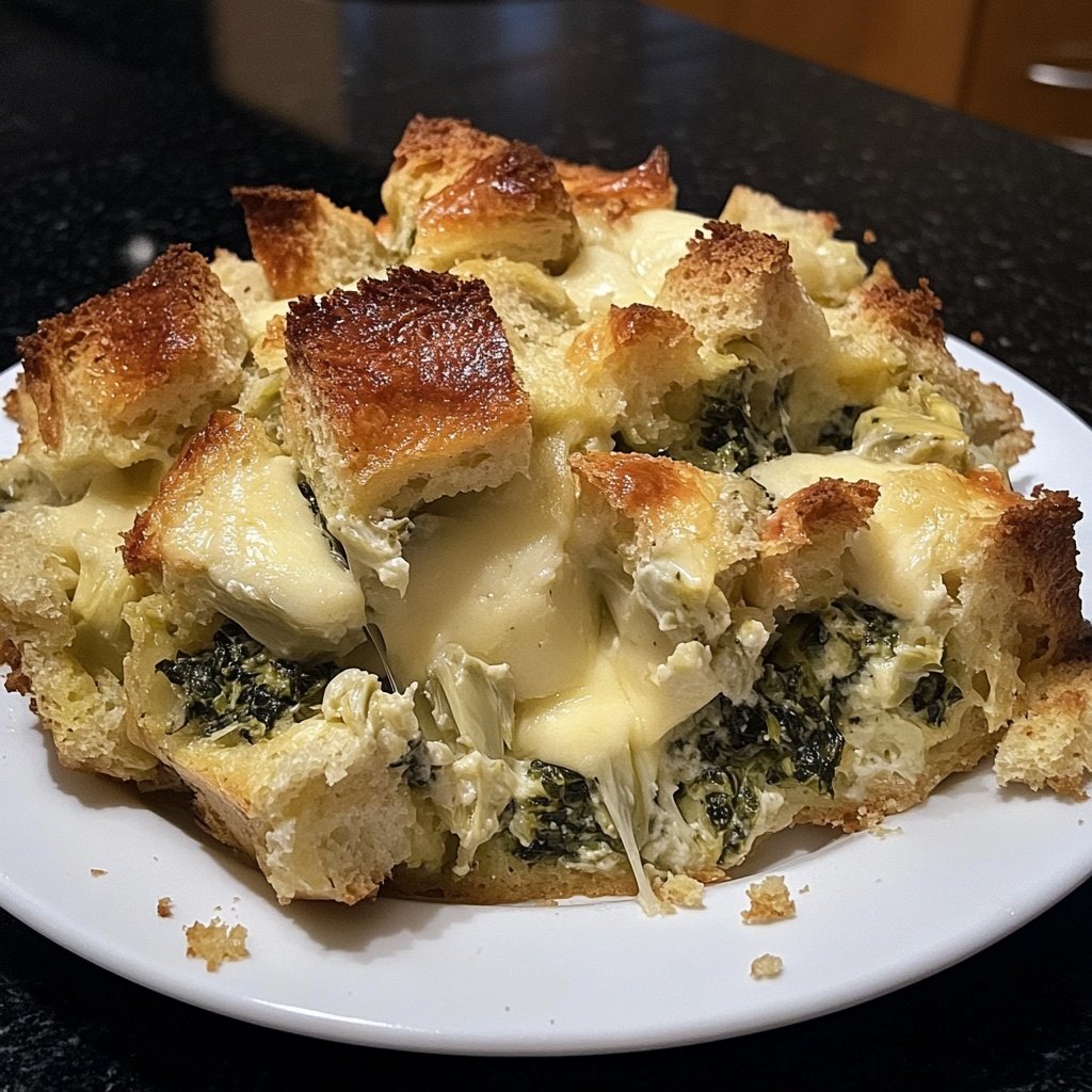 Spinach Artichoke Strata
