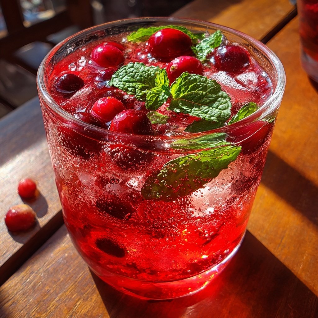 Cranberry Gin Spritz