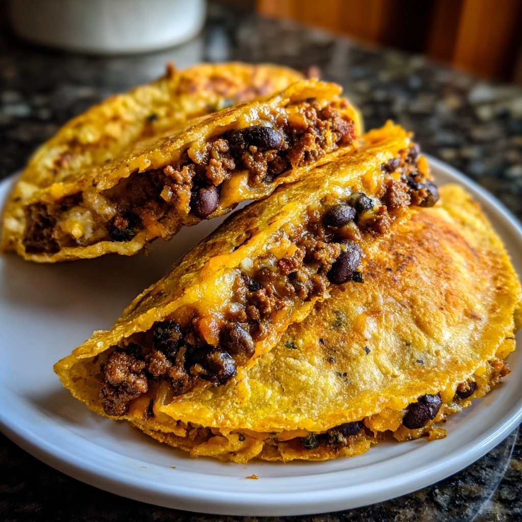 Tiny Tacos with Beef Bean