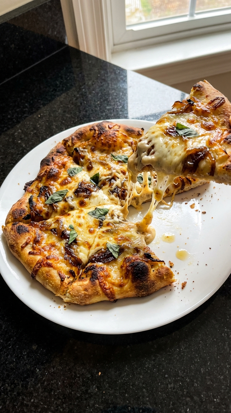 Roasted Garlic Aioli Pizza