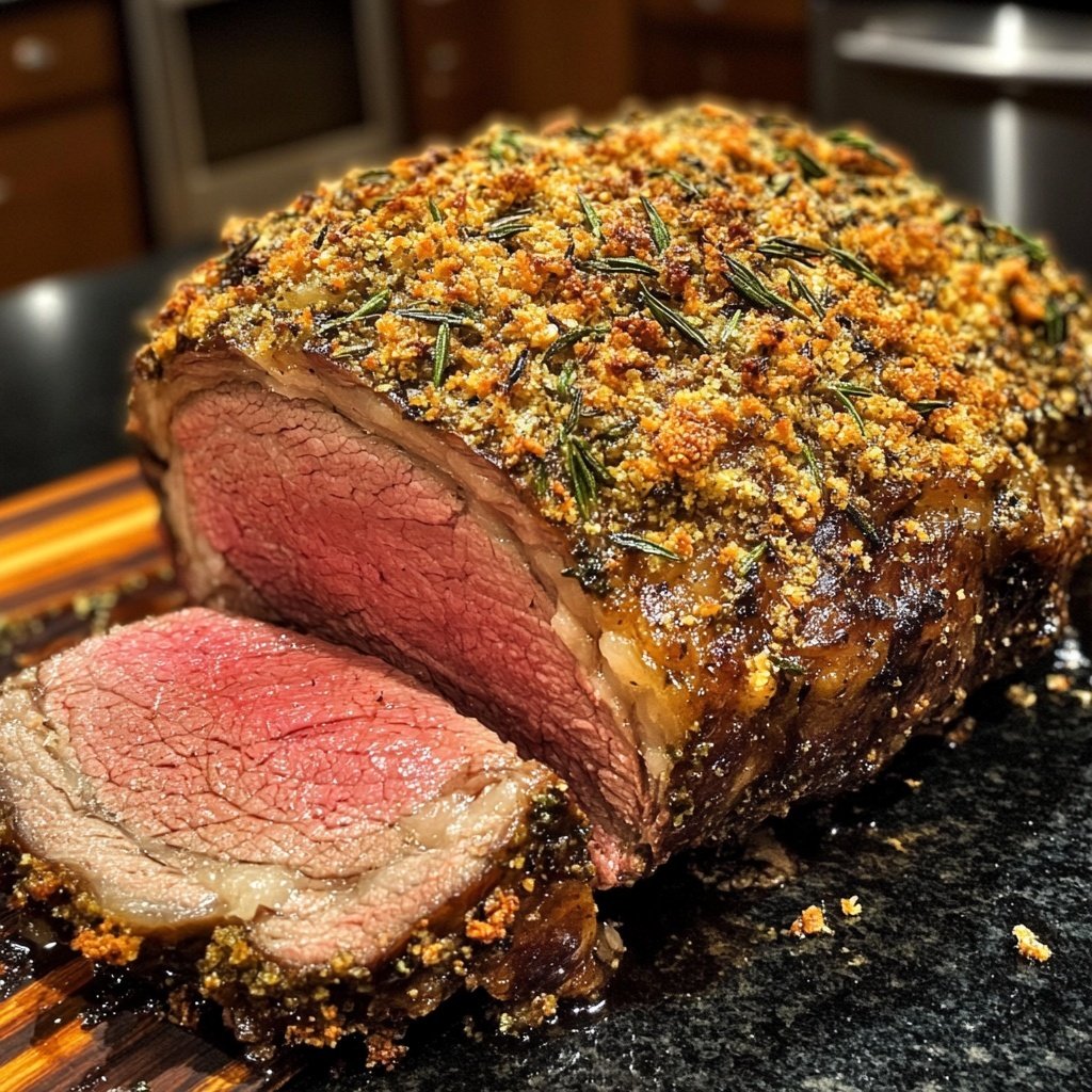 Herb-Crusted Prime Rib