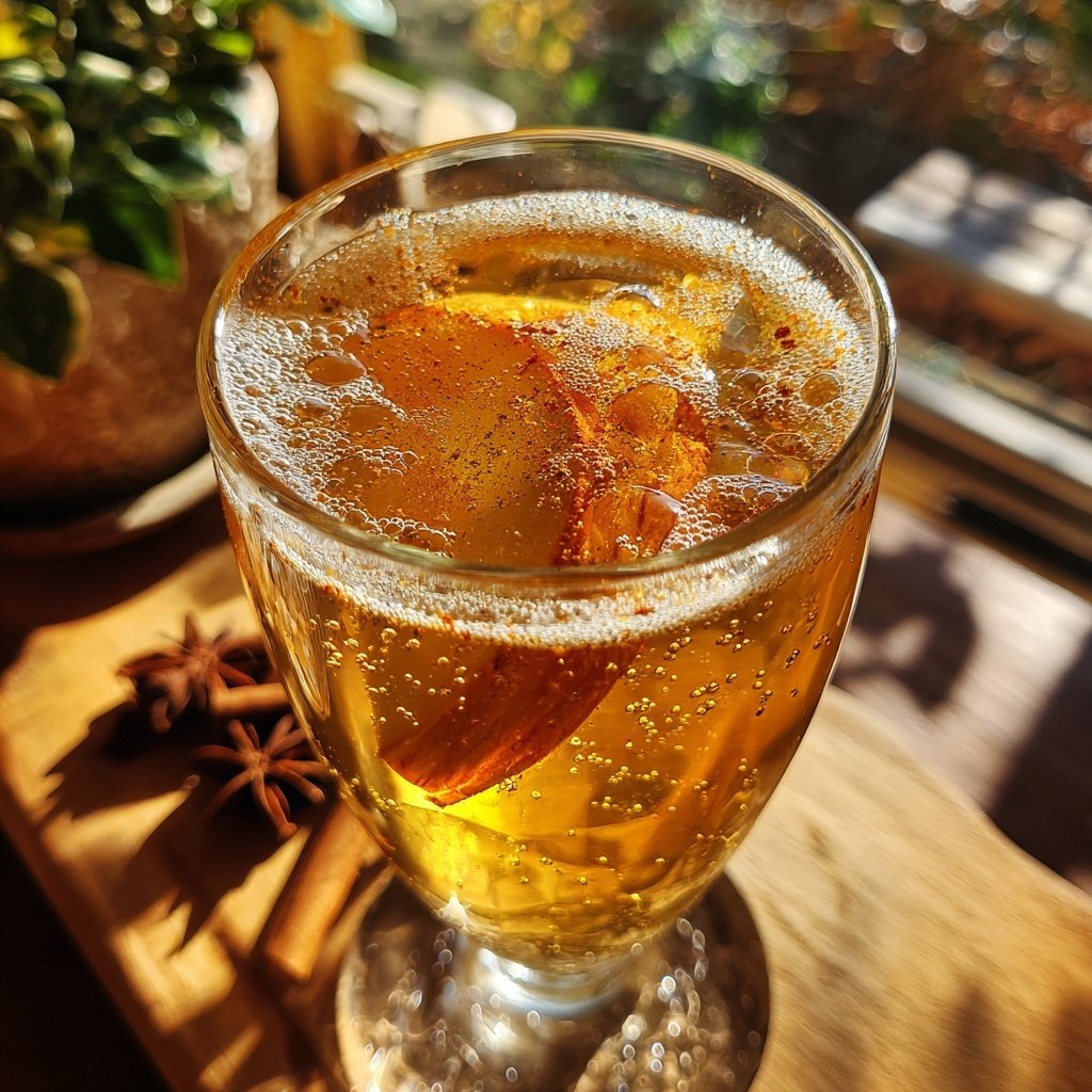 Maple Spiced Apple Fizz