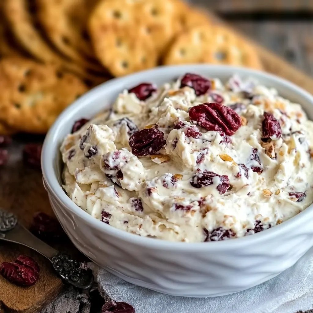 Cranberry Orange Pecan Cream Cheese Spread