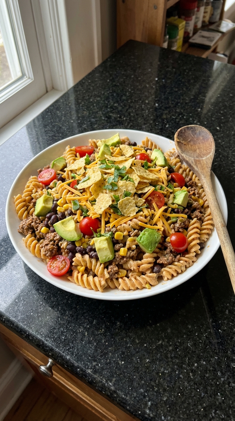 Taco Pasta Salad Bowl Bliss