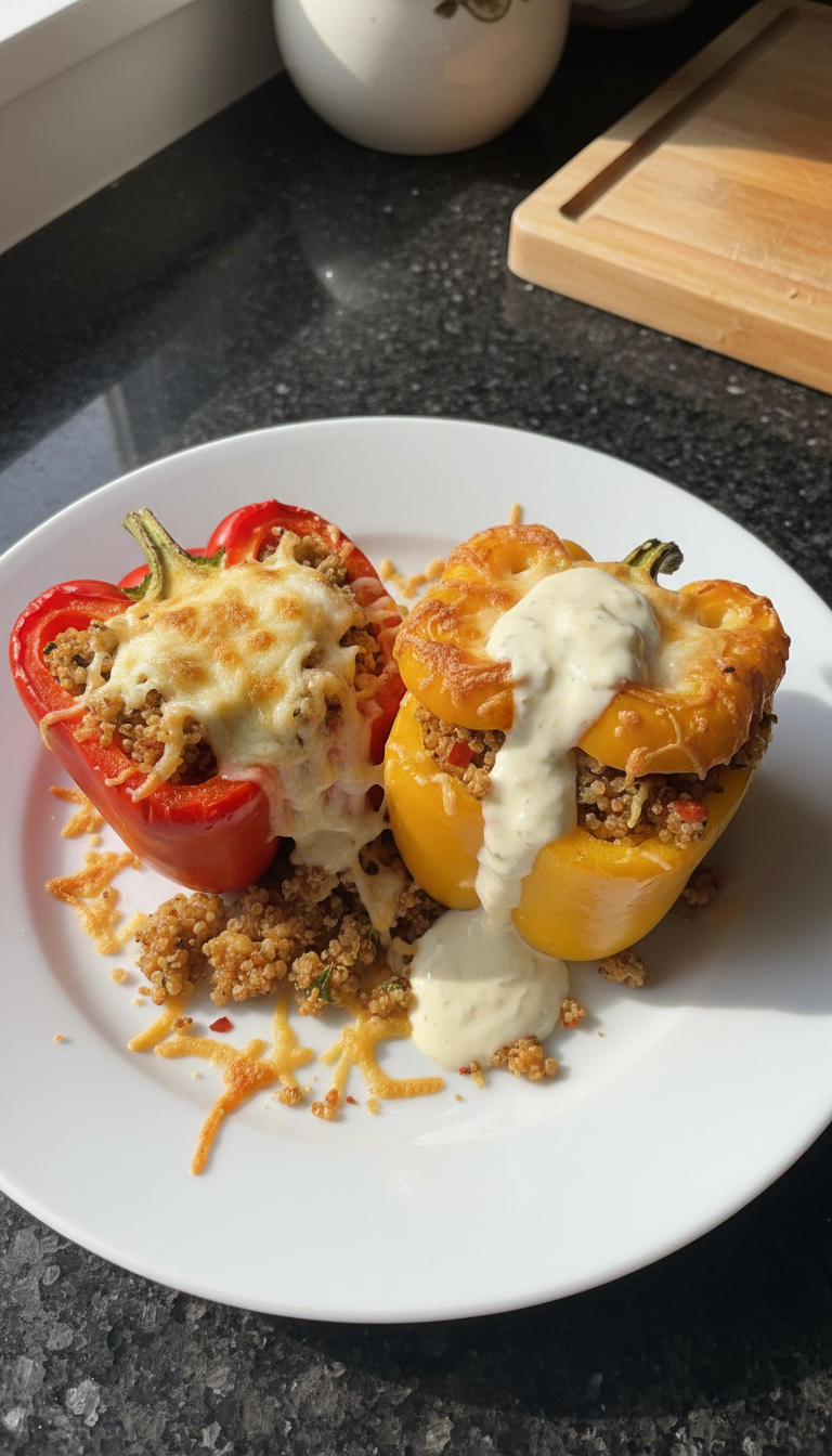 Stuffed Peppers with Aioli Twist