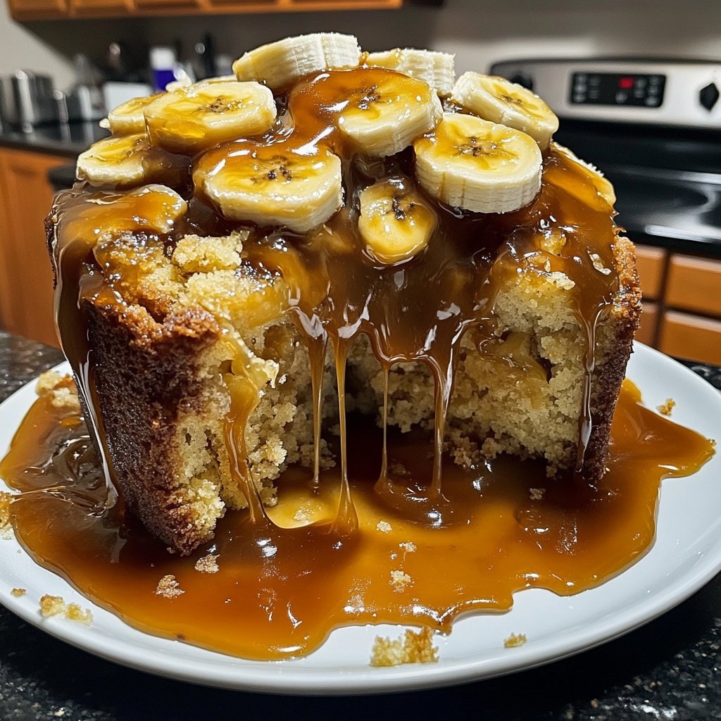 Bananas Foster with Pound Cake