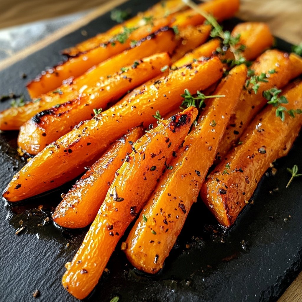 Honey Glazed Carrots with Fresh Thyme