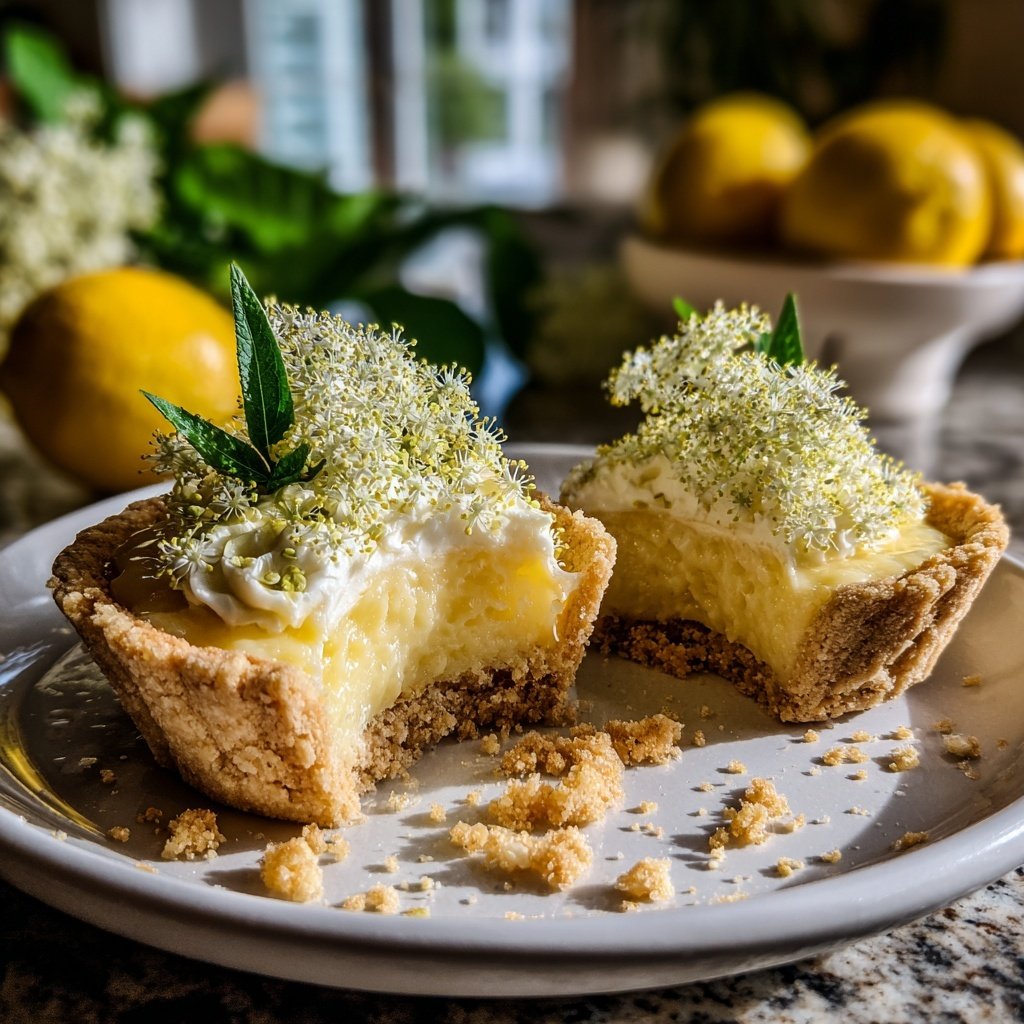 Elderflower Lemon Tartlets