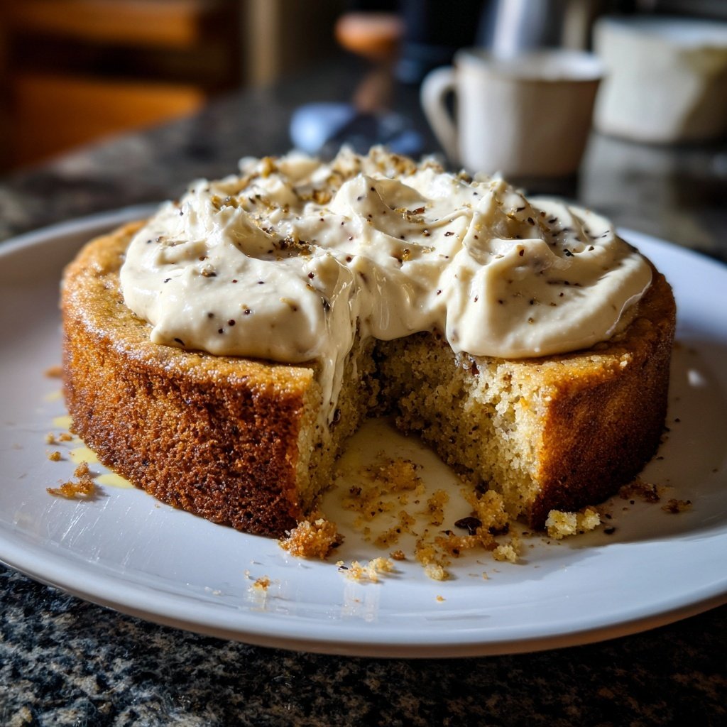 Vanilla Bean Pudding Cake