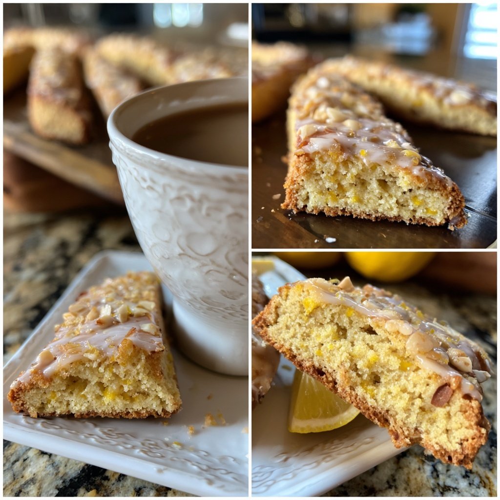 Meyer Lemon Almond Biscotti