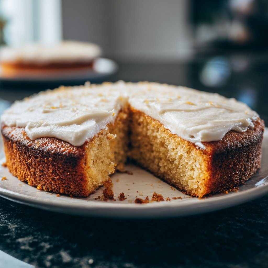 Almond Flour Vanilla Cake