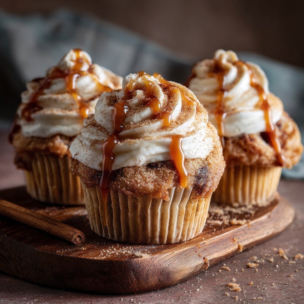 Cinnamon Roll Cupcake Wonders