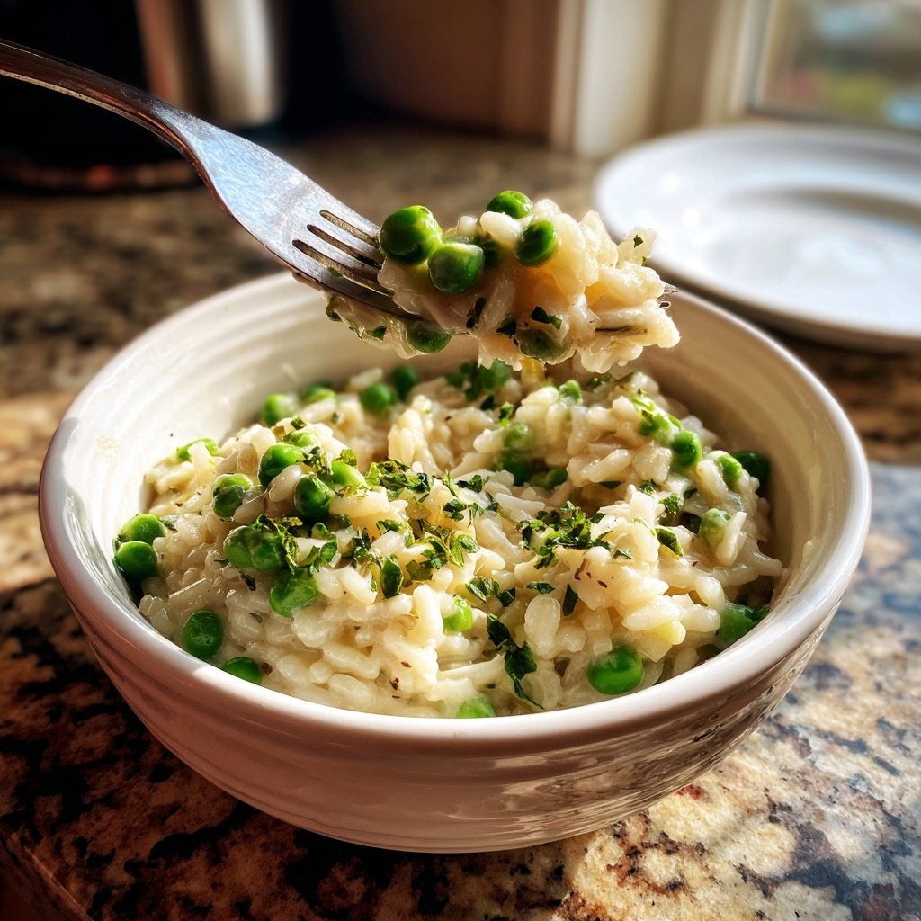 Spring Risotto with Peas
