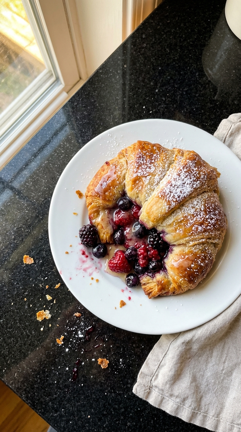 Berry Burst Croissant Roll