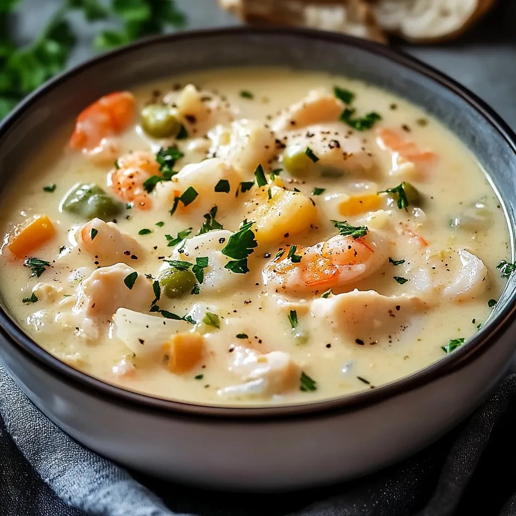 Creamy Seafood Chowder Recipe