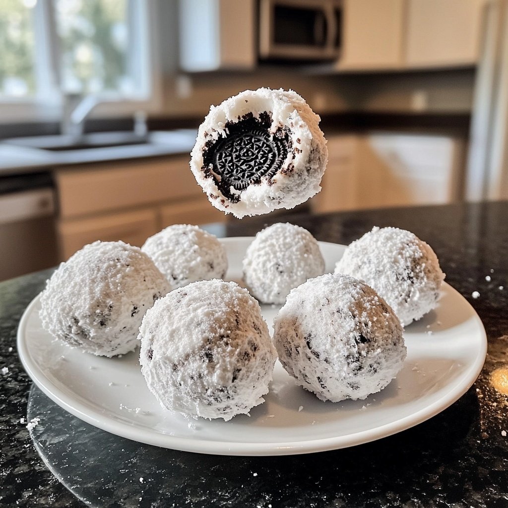 Snowball Oreo Cookie Balls