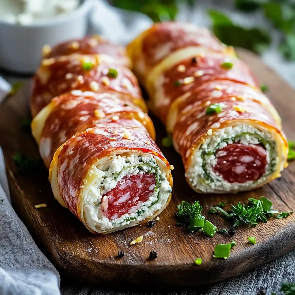 Irresistible Keto Salami Roll-Ups: The Ultimate 3-Ingredient Recipe