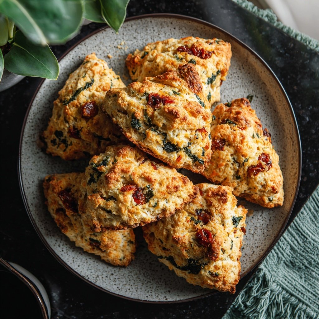 Savory Veggie and Cheese Scones