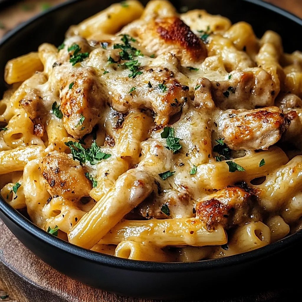 Easy Parmesan Chicken Pasta
