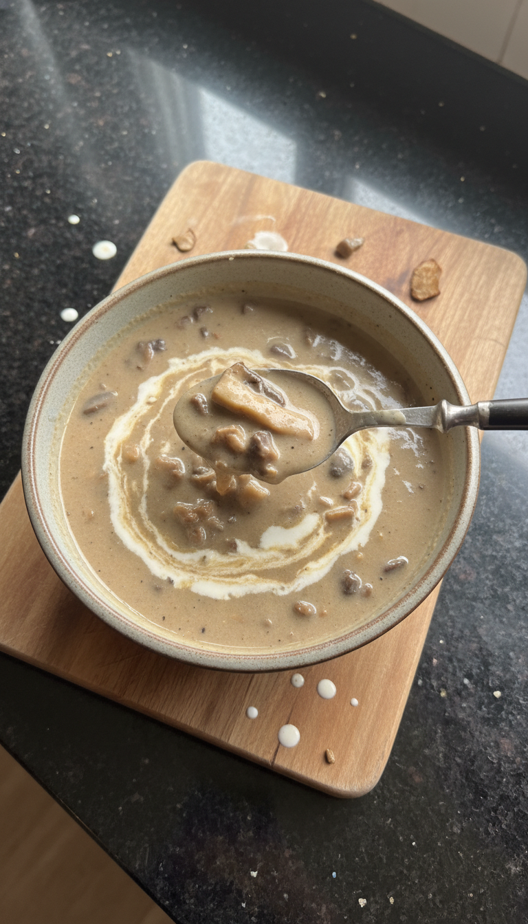 Creamy Wild Mushroom Soup