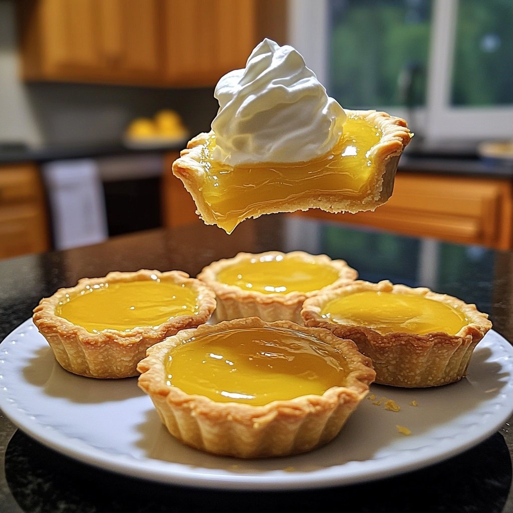 Meyer Lemon Curd Tartlets