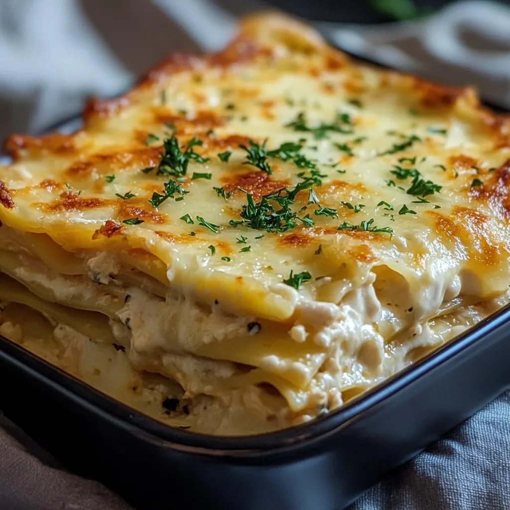 Creamy Chicken Lasagna
