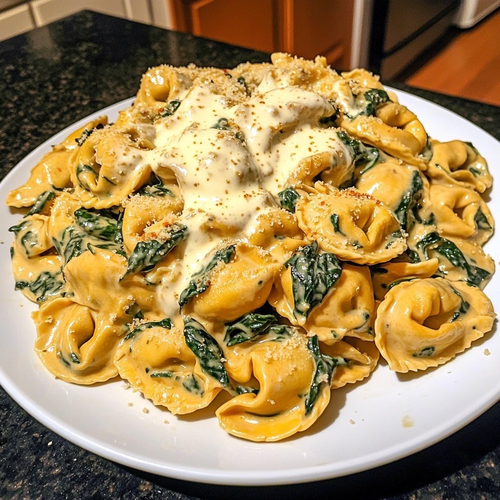 Half Baked Harvest's Slow Cooker Creamy Tortellini