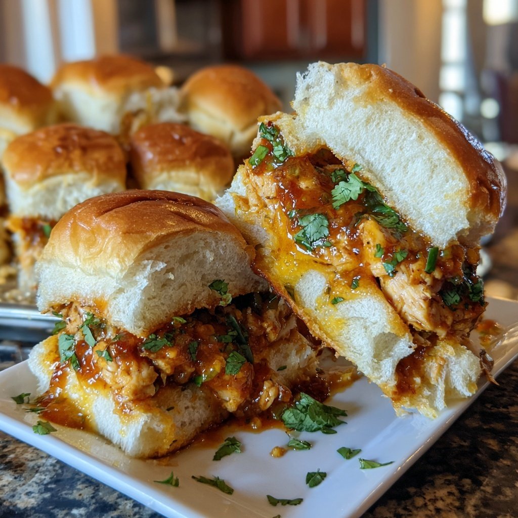 Mango Habanero Chicken Sliders