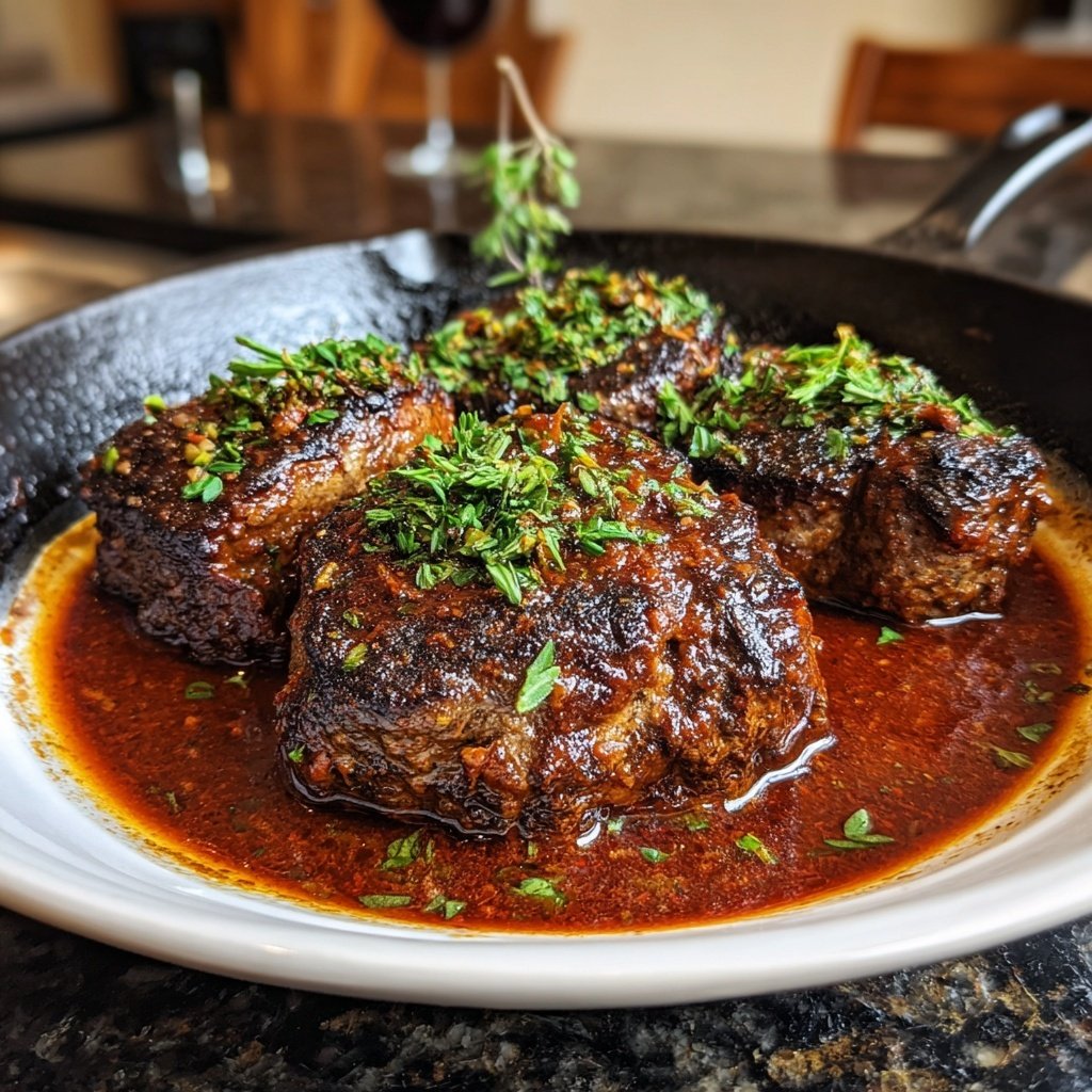 Steaks with Goulash and Sauce