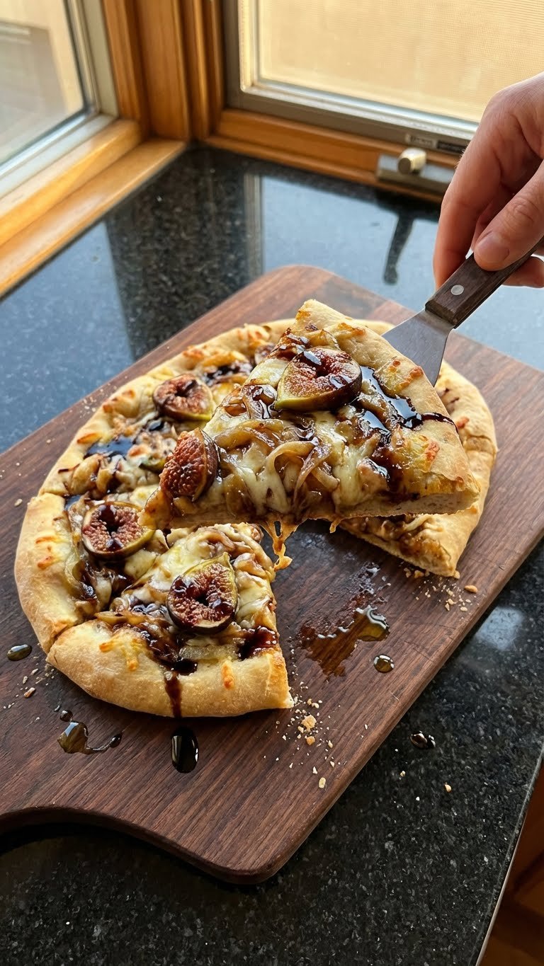 Balsamic Onion and Fig Flatbread