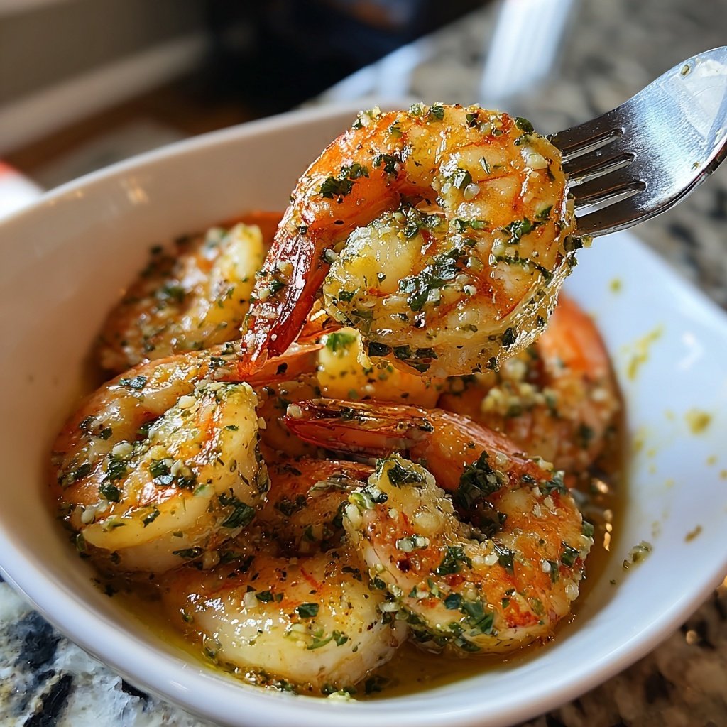 Shrimp Scampi Lemon Garlic Sauce