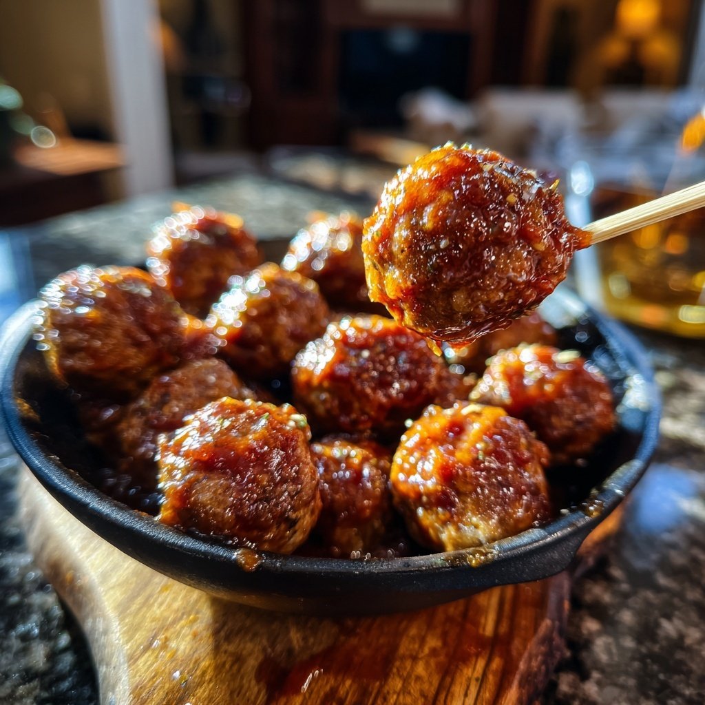 Crock Pot Party Meatballs